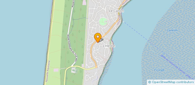 localisation de l'entreprise ORTINE à LEGE-CAP-FERRET