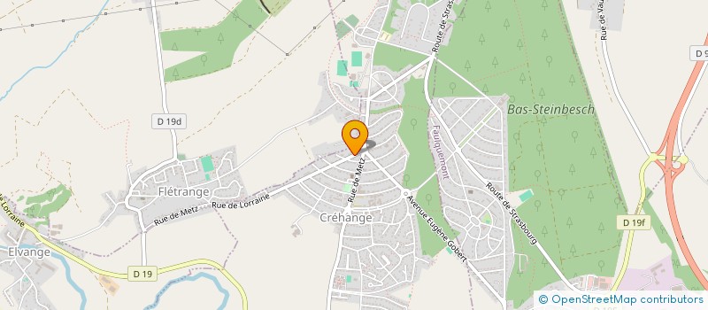 localisation de l'entreprise ORTIS  ELVANGE