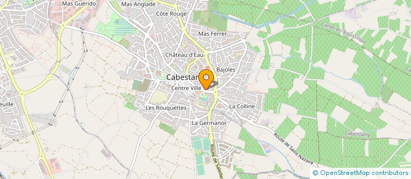 localisation de l'entreprise ORTIZ à CABESTANY