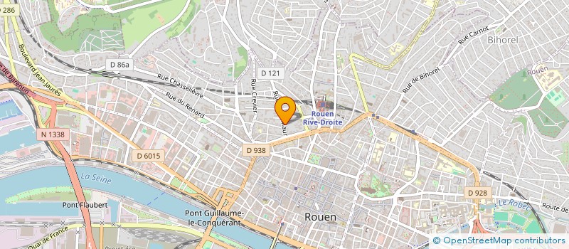 localisation de l'entreprise ORTIZ.O à ROUEN