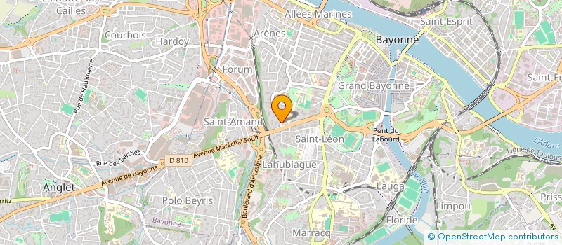 localisation de l'entreprise ORTIZ RENOVATIONS à BAYONNE