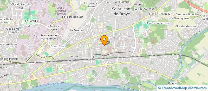 localisation de l'entreprise ORTIZ SAVEURS  SAINT-JEAN-DE-BRAYE