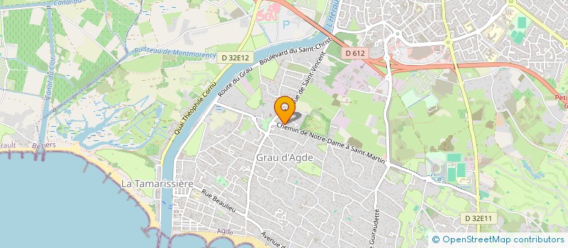 localisation de l'entreprise ORTIZ-SEBASTIEN à AGDE