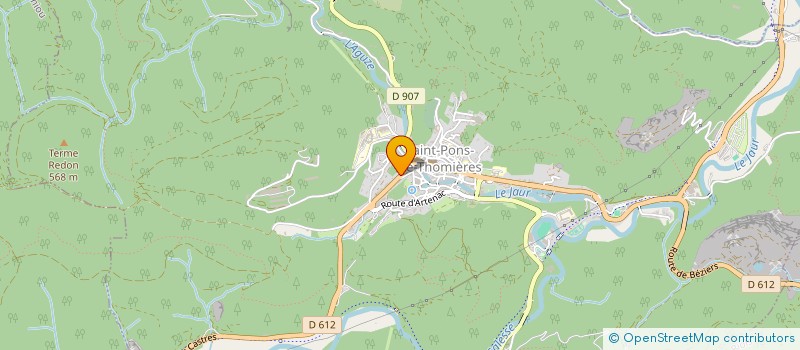 localisation de l'entreprise ORTO TRATTORIA  CESSENON-SUR-ORB