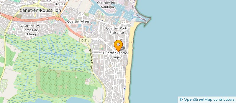 localisation de l'entreprise ORTOGO  CANET-EN-ROUSSILLON