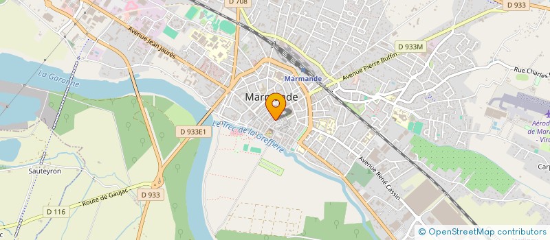 localisation de l'entreprise ORTOLAN SA à MARMANDE