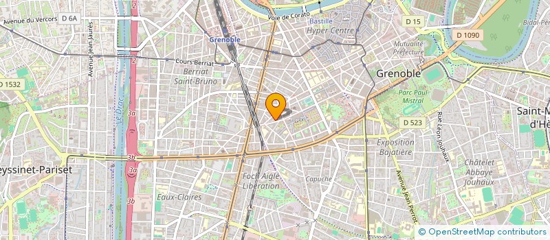 localisation de l'entreprise ORTOMEDIC à GRENOBLE