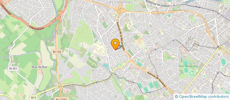 localisation de l'entreprise ORTS IMMO  MONTPELLIER