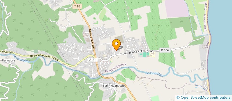 localisation de l'entreprise ORTUCCIU à PENTA-DI-CASINCA
