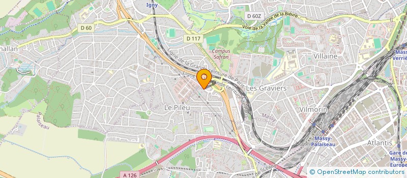 localisation de l'entreprise ORTUS FINANCE à MASSY