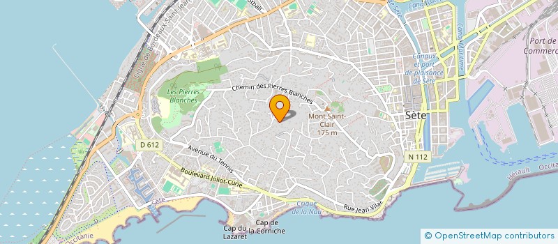 localisation de l'entreprise ORTXINGA à SETE