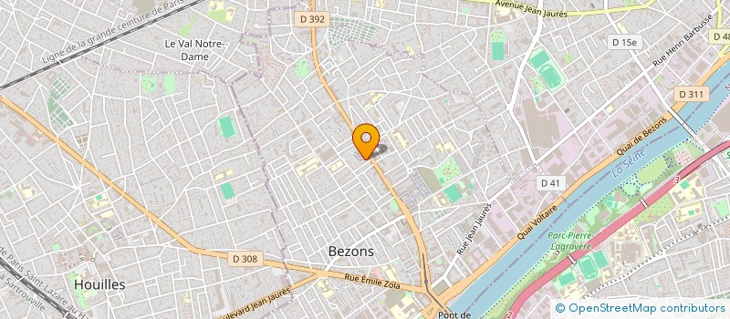 localisation de l'entreprise ORUC à BEZONS