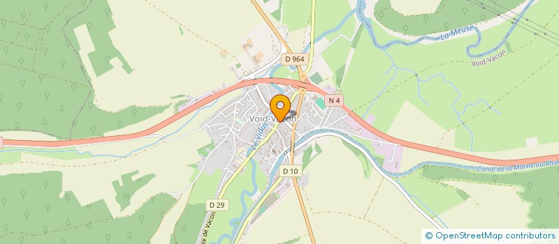 localisation de l'entreprise ORUS à VOID-VACON
