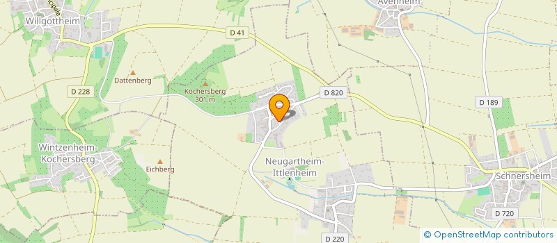 localisation de l'entreprise ORUS  NEUGARTHEIM-ITTLENHEIM