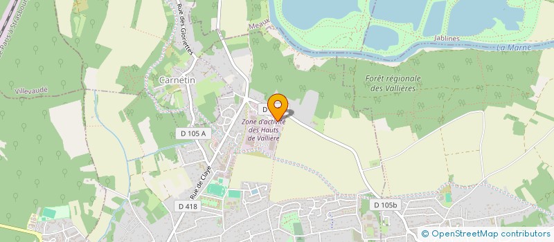 localisation de l'entreprise ORUS à THORIGNY-SUR-MARNE