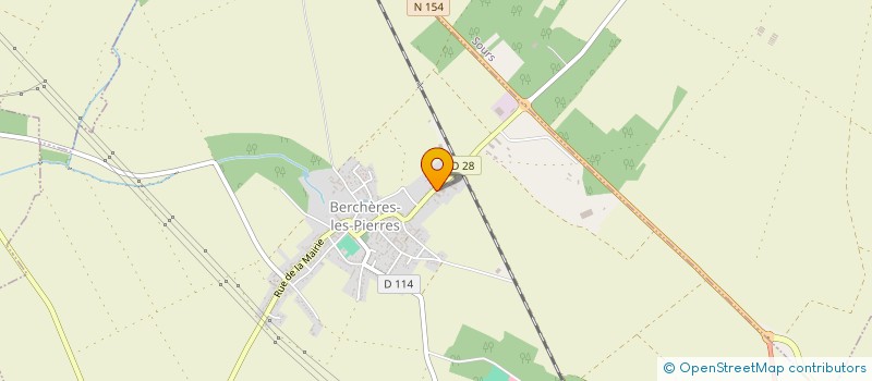 localisation de l'entreprise ORV SARL à BERCHERES-LES-PIERRES