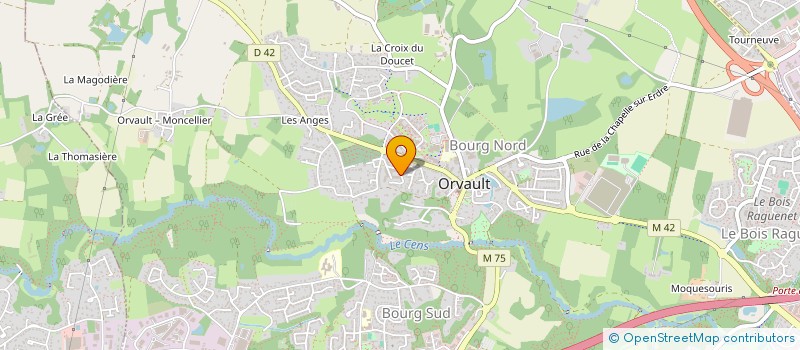 localisation de l'entreprise ORVAULT ESCALADE à ORVAULT