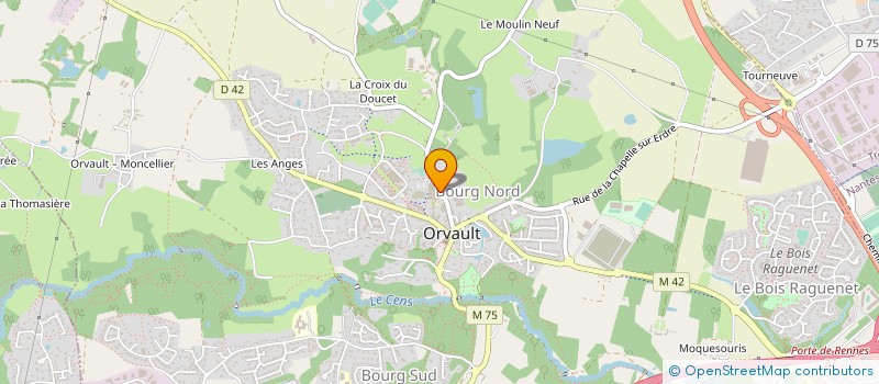 localisation de l'entreprise ORVAULT SPORTS BASKET à ORVAULT