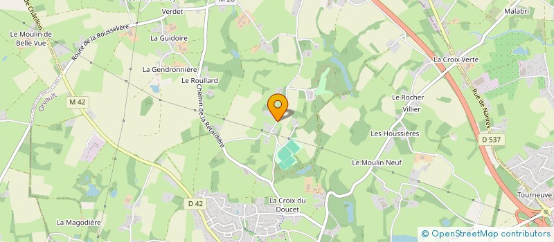 localisation de l'entreprise ORVAULT SPORTS FOOTBALL à ORVAULT
