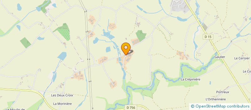 localisation de l'entreprise ORVIA - COUVOIR DE LA MESANGERE à BEAUPREAU-EN-MAUGES