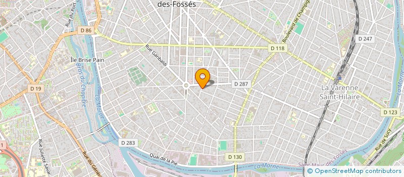 localisation de l'entreprise ORVICLEAN à SAINT-MAUR-DES-FOSSES