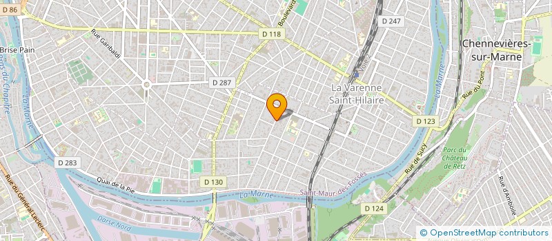 localisation de l'entreprise ORVIMED à SAINT-MAUR-DES-FOSSES