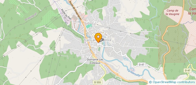 localisation de l'entreprise ORVIN à TRANS-EN-PROVENCE