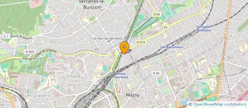 localisation de l'entreprise ORX à MASSY