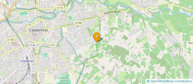 localisation de l'entreprise ORXANE à CARPENTRAS