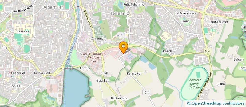 localisation de l'entreprise ORYA CONSEIL à VANNES