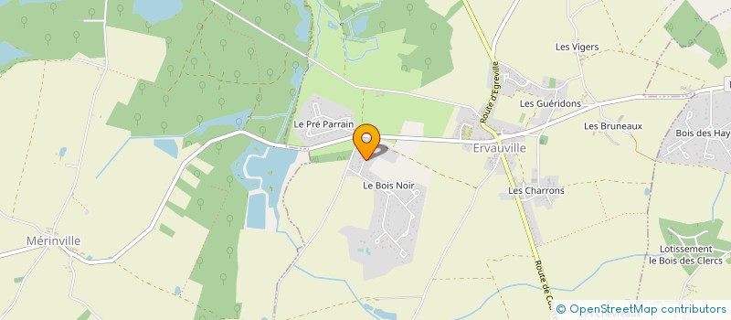 localisation de l'entreprise ORYA SERVICES à ERVAUVILLE