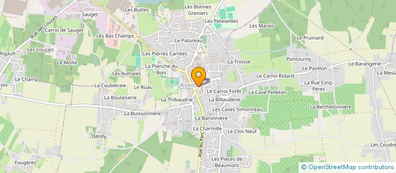 localisation de l'entreprise ORYAMC  AVOINE