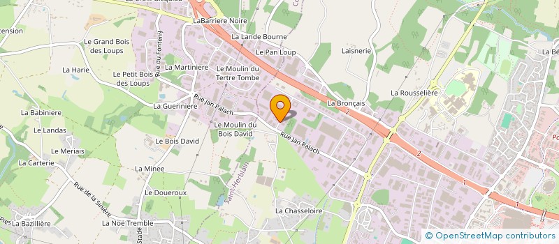 localisation de l'entreprise ORYGAMY à SAINT-HERBLAIN