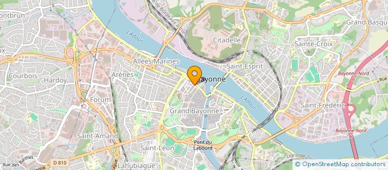 localisation de l'entreprise ORYGIN TECH à BAYONNE