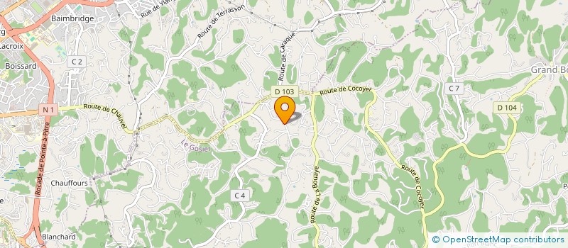 localisation de l'entreprise ORYJIN  LE GOSIER