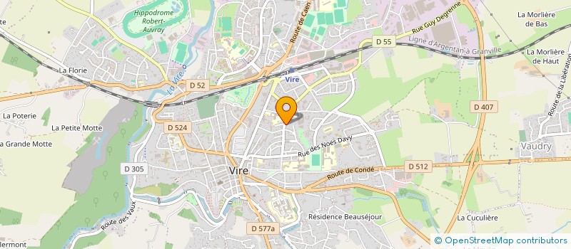 localisation de l'entreprise ORYNOX INDEPENDANT à VIRE NORMANDIE