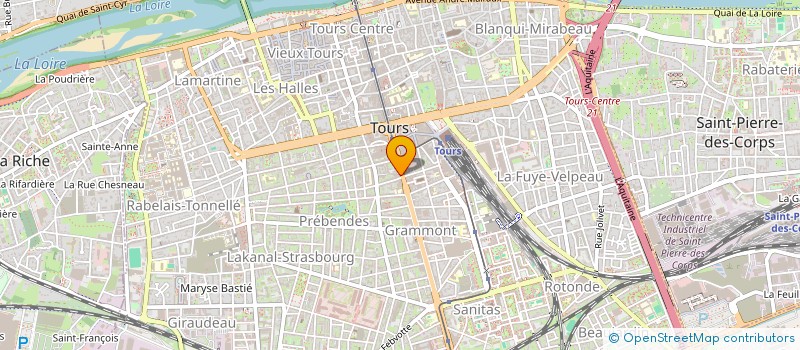 localisation de l'entreprise ORYS  TOURS