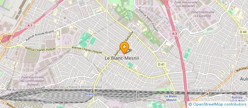 localisation de l'entreprise ORYX à LE BLANC-MESNIL