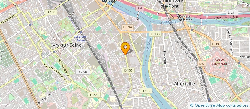 localisation de l'entreprise ORYX  MAISONS-ALFORT