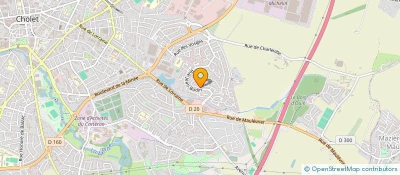 localisation de l'entreprise ORYX à CHOLET