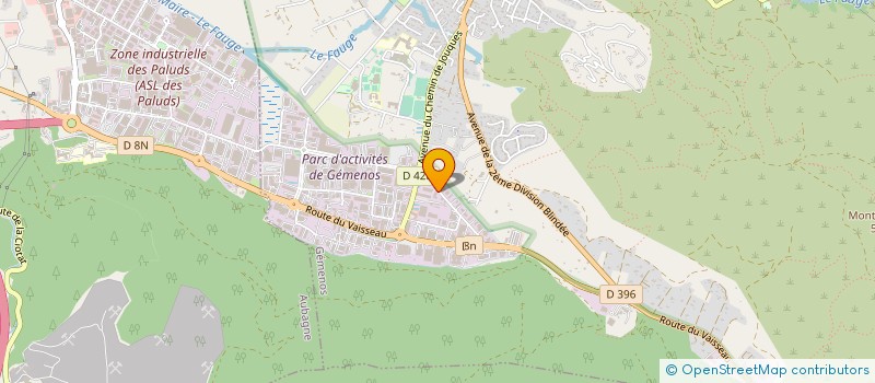 localisation de l'entreprise ORYX EVENEMENTS  GEMENOS