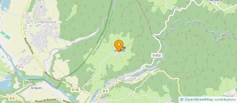 localisation de l'entreprise ORYX INDUSTRIE  AZERAT