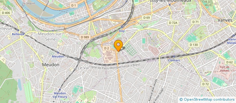 localisation de l'entreprise ORYX SP à CLAMART