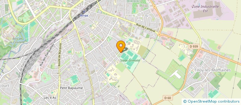 localisation de l'entreprise ORYX TRANS SOLUTION à ARRAS