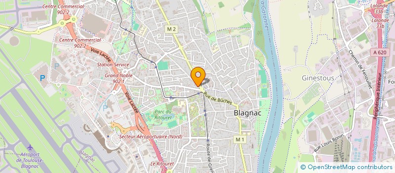 localisation de l'entreprise ORYZIUM  BLAGNAC