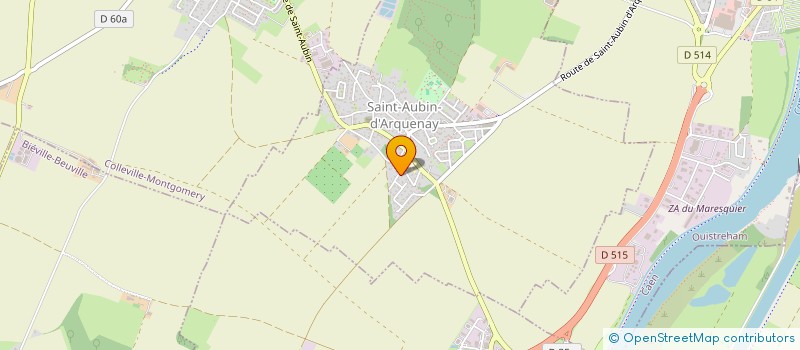 localisation de l'entreprise ORZA  SAINT-AUBIN-D'ARQUENAY