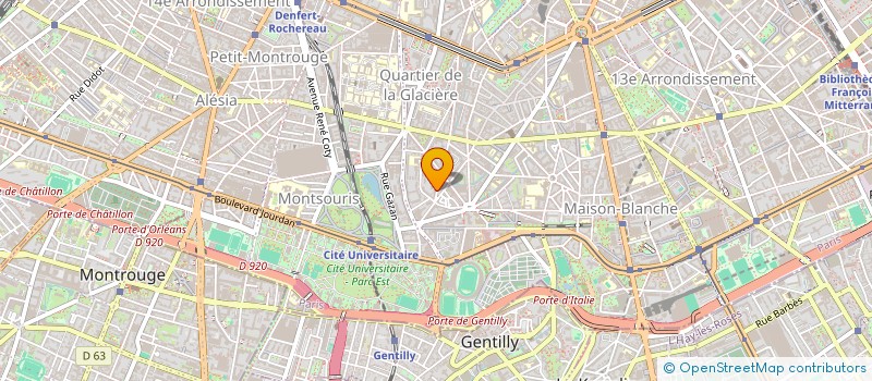 localisation de l'entreprise ORZACUS'BAT  PARIS