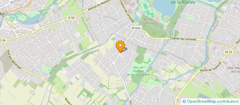 localisation de l'entreprise ORZEL à CUGNAUX