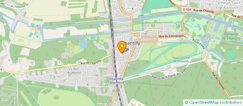 localisation de l'entreprise ORZEL CONSULTING  CHANTILLY
