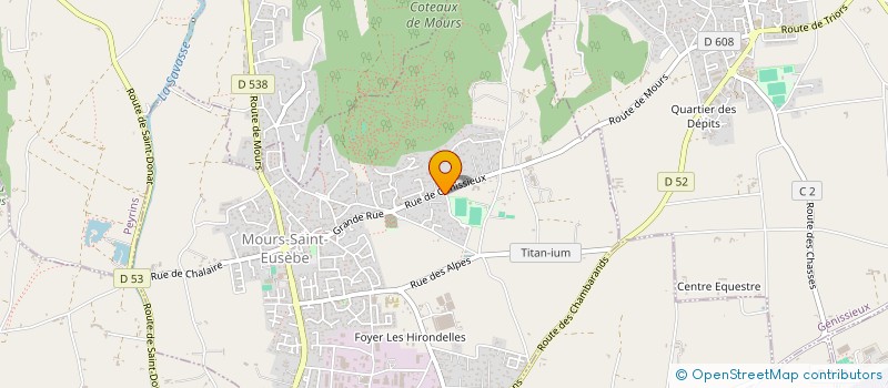 localisation de l'entreprise OS'APIC  MOURS-SAINT-EUSEBE